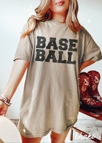 *BASEBALL University Tee *12 Colors (S-4X) Chloe Vs Tank The Boutique