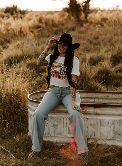 Cowboy Crop Top Wild Cactus Boutique