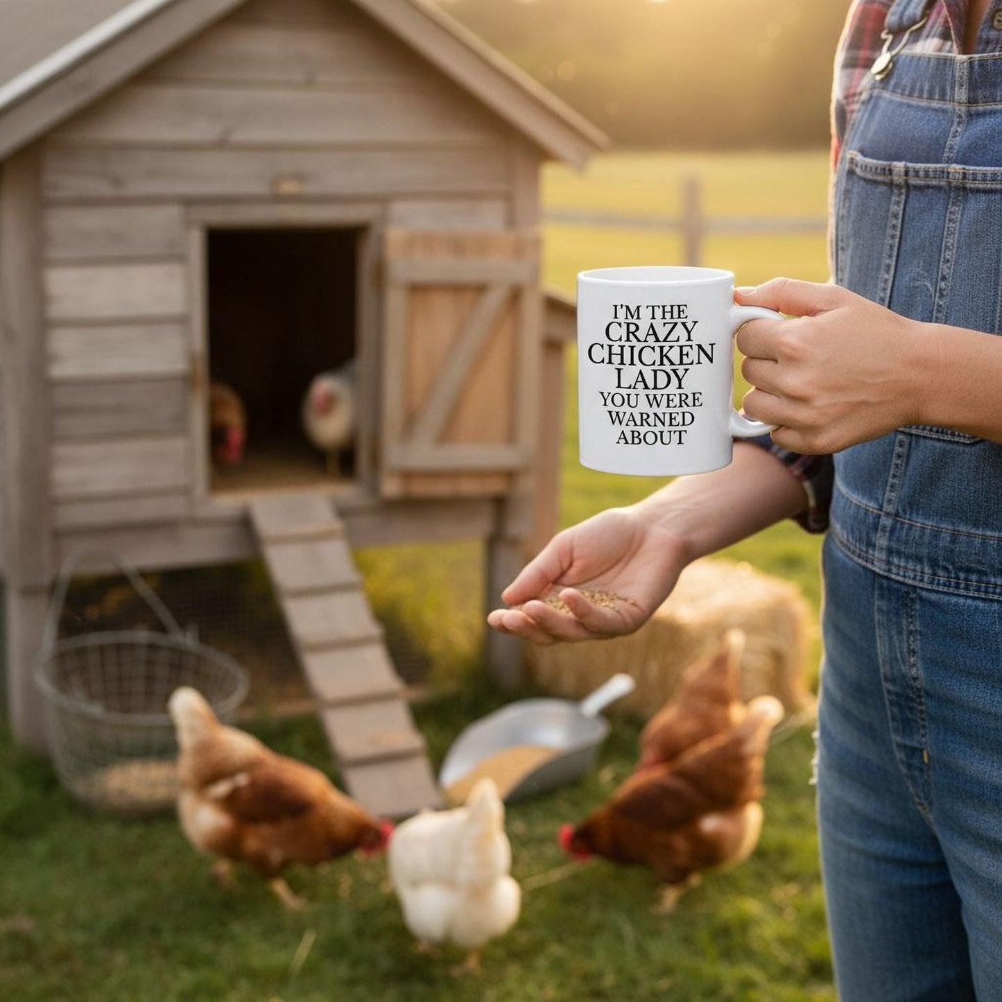 Funny Chicken Mug - Ceramic Coffee Cup | Dishwasher Safe, Microwave Safe Gift Joyful Moose