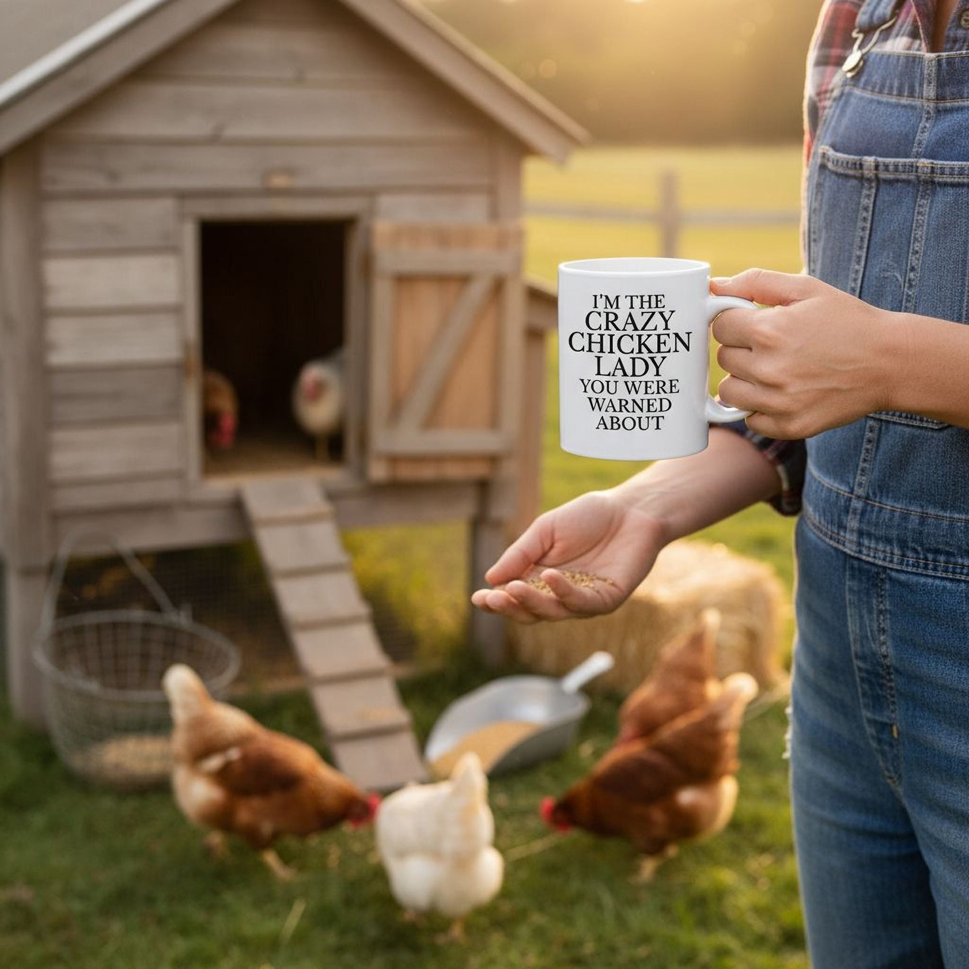 Funny Chicken Mug - Ceramic Coffee Cup | Dishwasher Safe, Microwave Safe Gift Joyful Moose