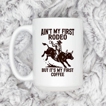 Cowboy Coffee Mug - Funny Western Ceramic Drinkware, Dishwasher Safe Gift Joyful Moose