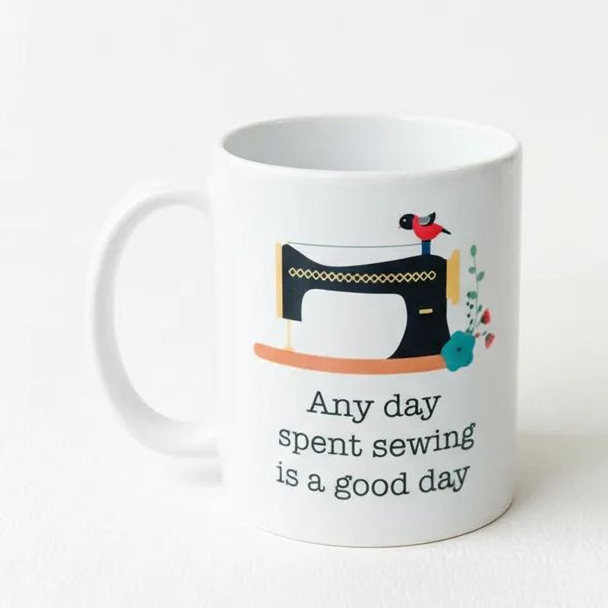 Quilters Coffee Mug - Sewing Coffee Mug - Quilting Gift - Gift for Sewer Joyful Moose