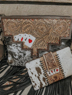 Ace Cowhide & Tooled Crossbody Wild Cactus Boutique