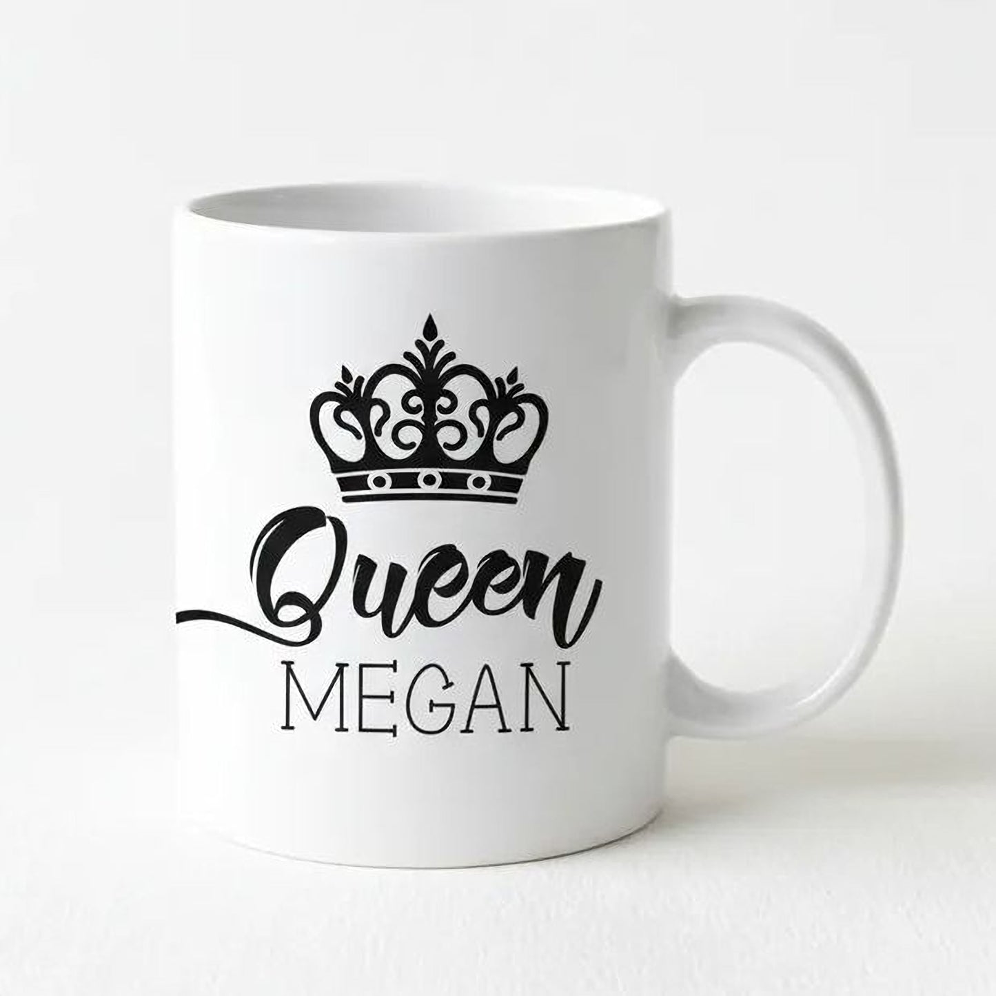 Personalized Coffee Mug for Women - Personalized Crown Coffee Mug for Her - Custom Queen Coffee Mug - Fairy Tale Gifts Joyful Moose