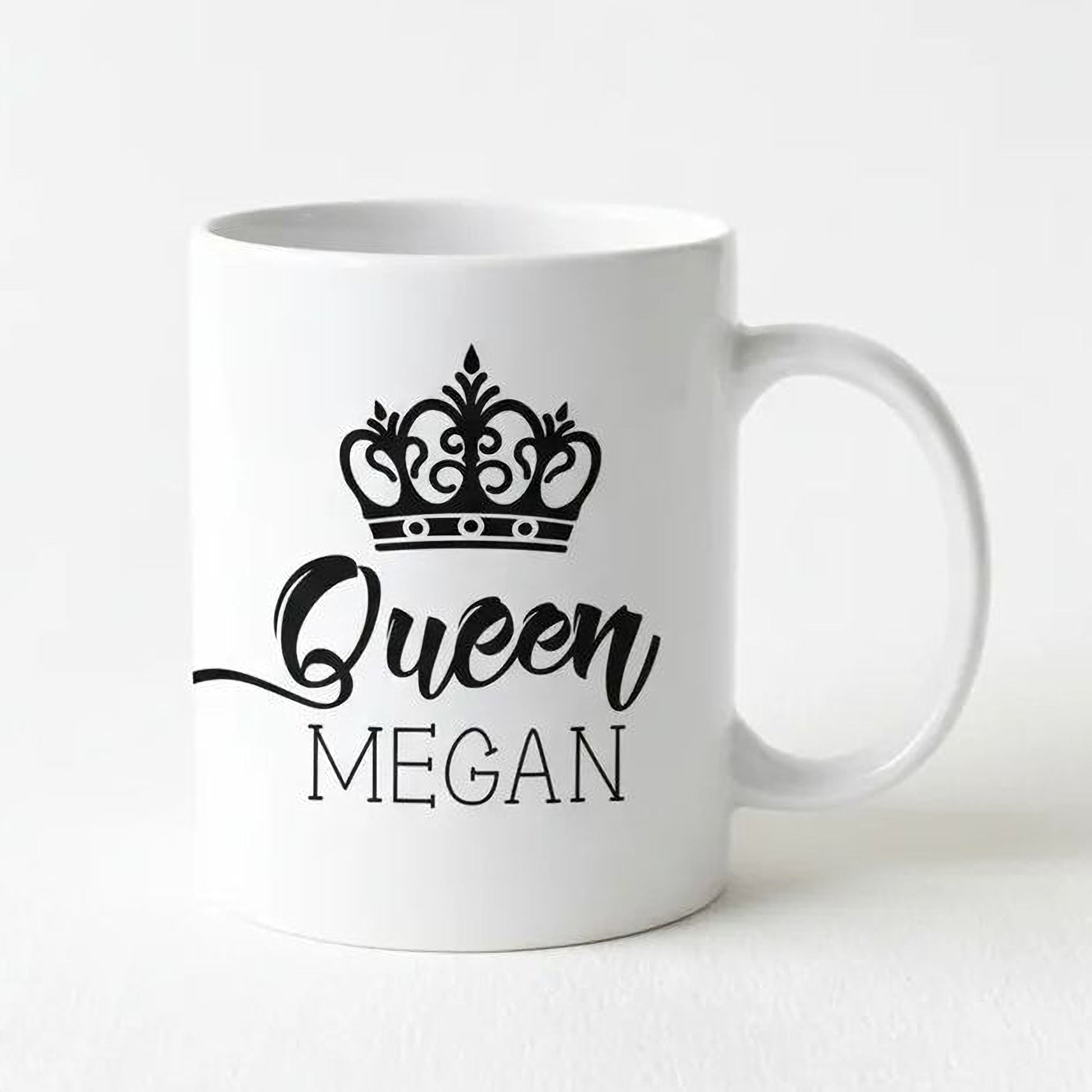 Personalized Coffee Mug for Women - Personalized Crown Coffee Mug for Her - Custom Queen Coffee Mug - Fairy Tale Gifts Joyful Moose