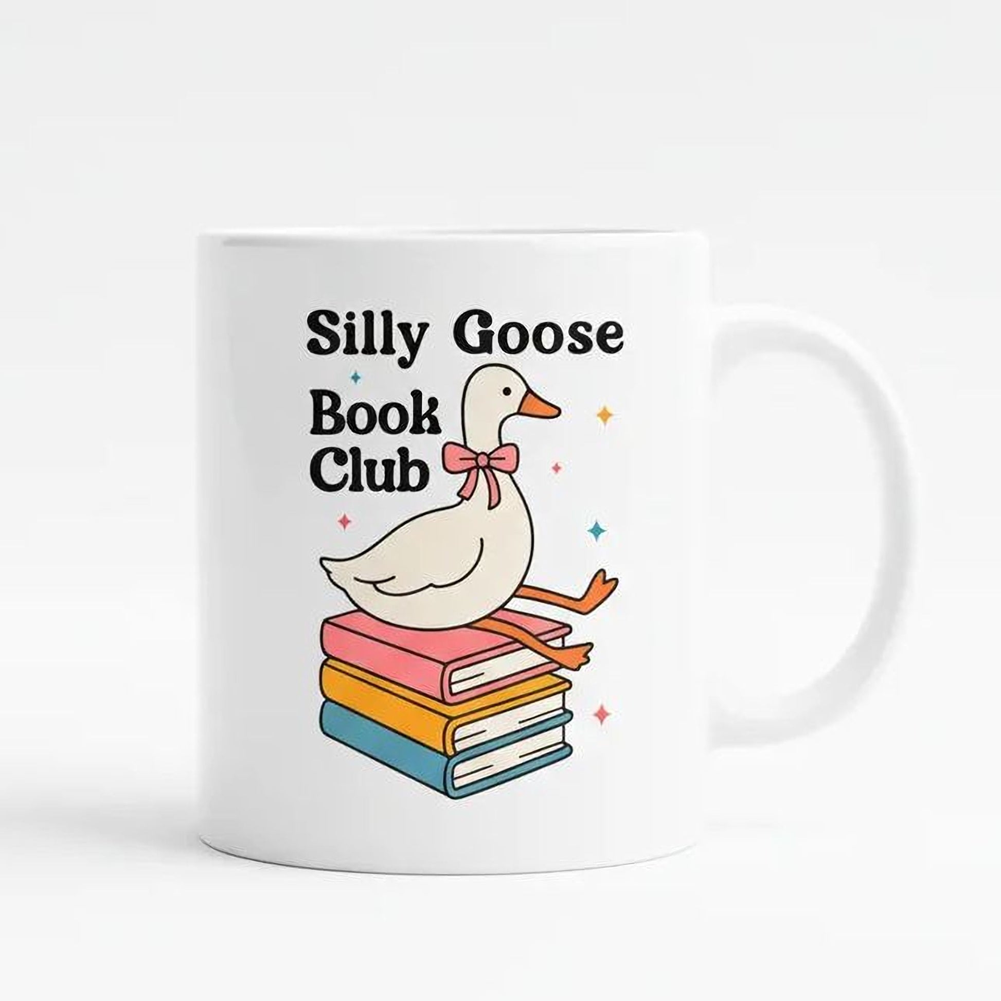 Book Club Mug – Quirky Coffee Cup for Book Lovers | Ceramic, Microwave Safe Joyful Moose