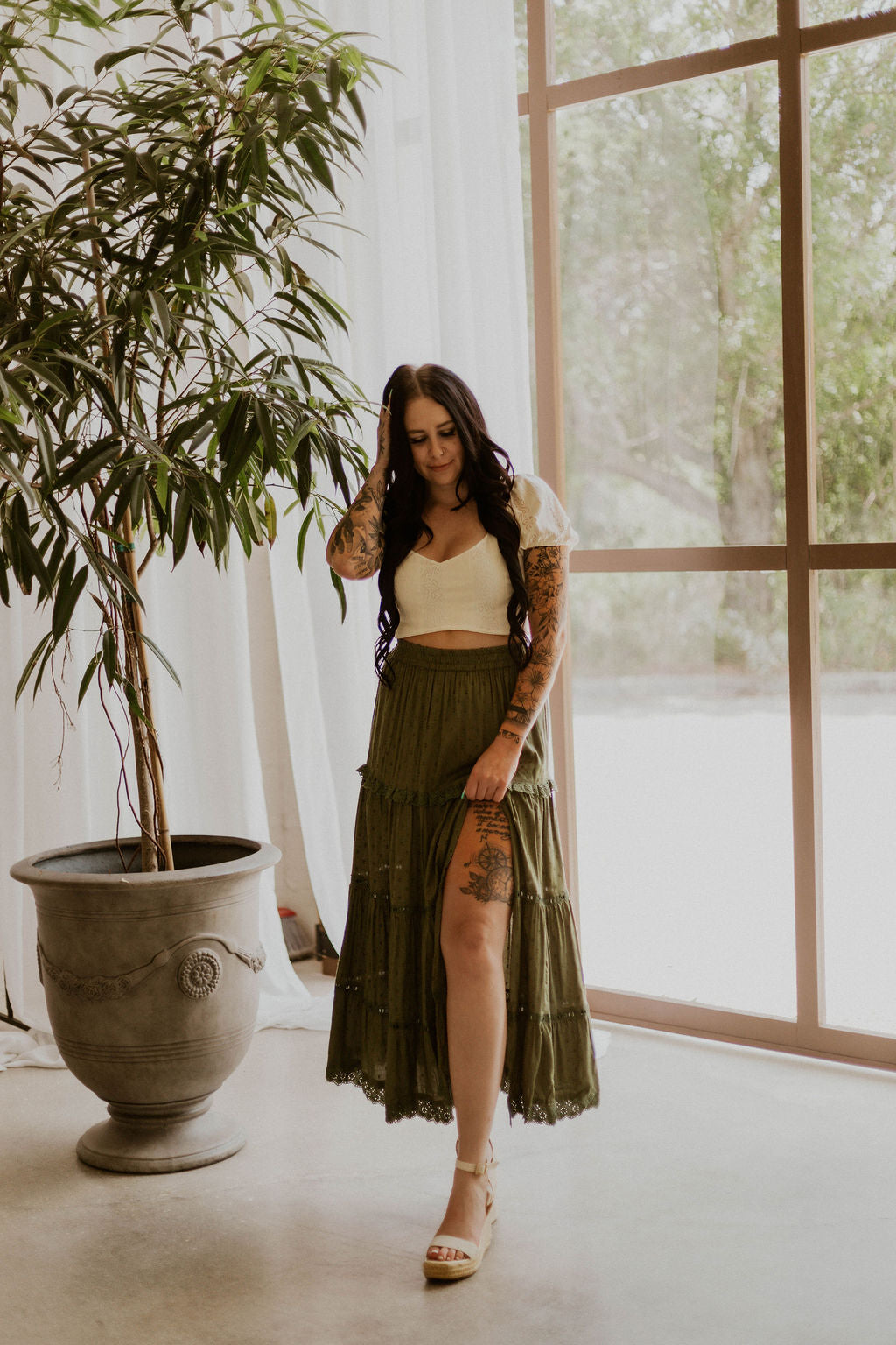 Autumn's Boho Maxi Skirt Wild Cactus Boutique