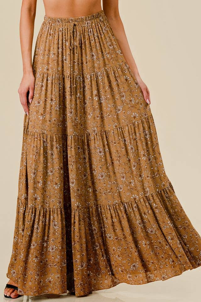 Preston's Floral Maxi Skirt Wild Cactus Boutique