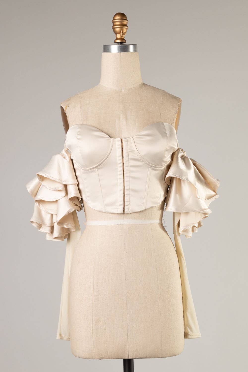 Juliet's Corset Satin Blouse Wild Cactus Boutique