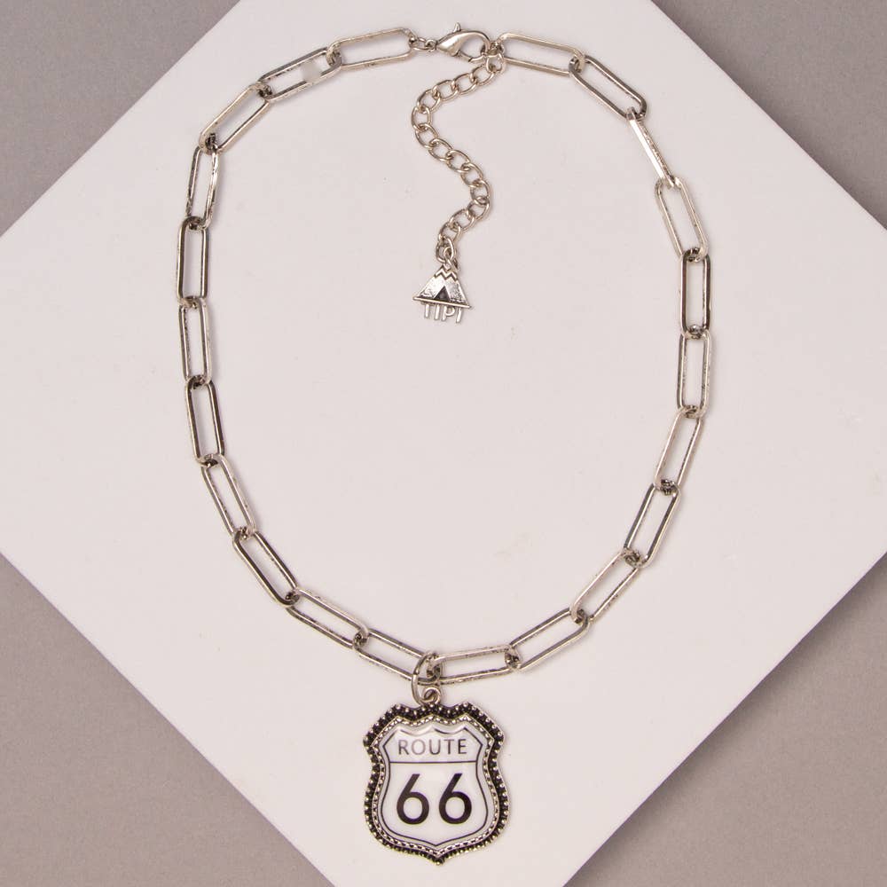 Western Route 66 Necklace Wild Cactus Boutique