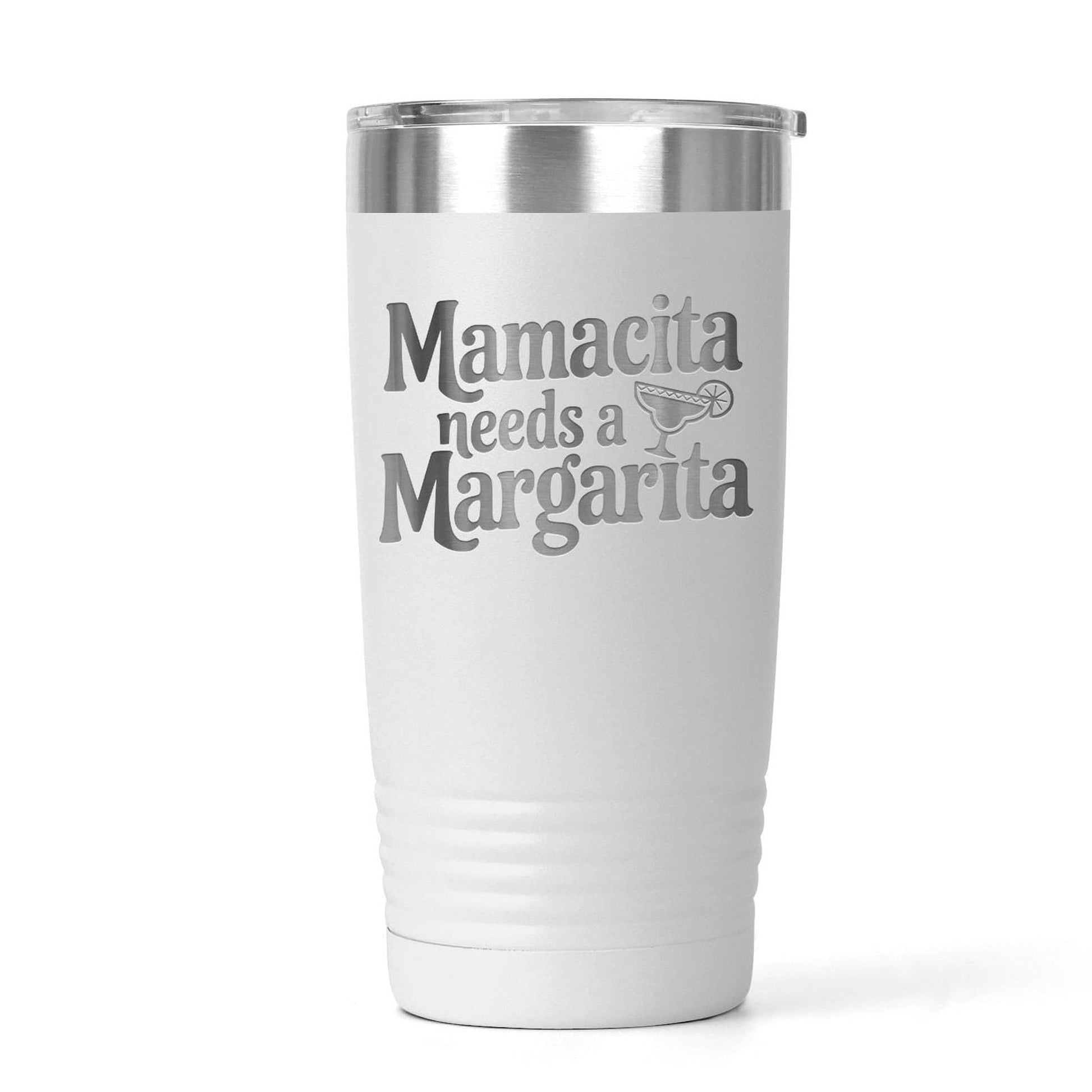 Stainless Steel Tumbler - Mamacita Needs a Margarita | Insulated Travel Mug Joyful Moose