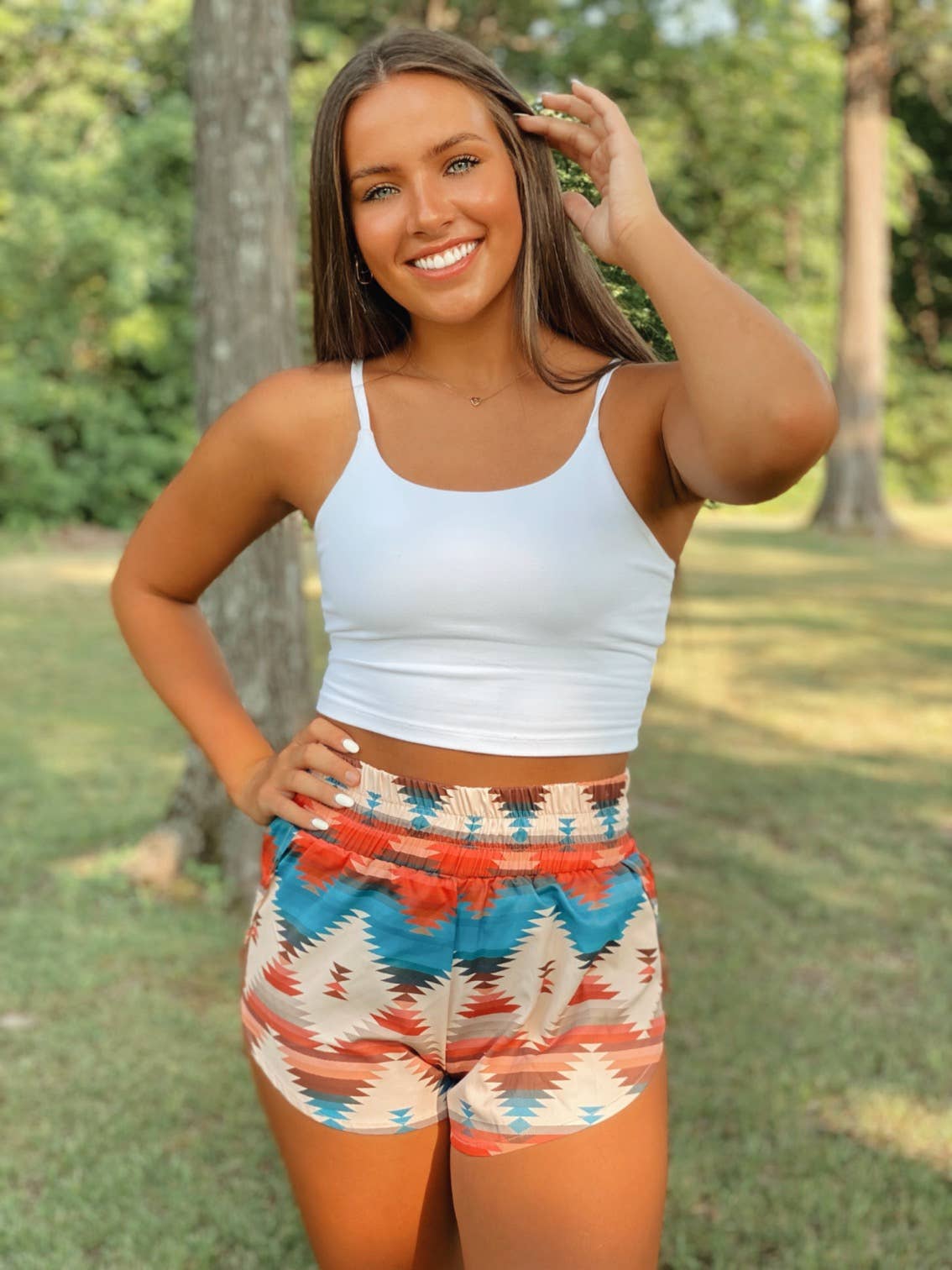 Aztec Shorts Wild Cactus Boutique