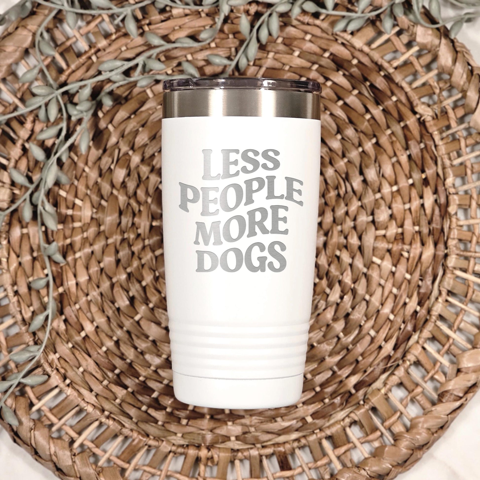 Stainless Steel Tumbler - Double Wall Insulation 20 Oz Custom Travel Mug Joyful Moose