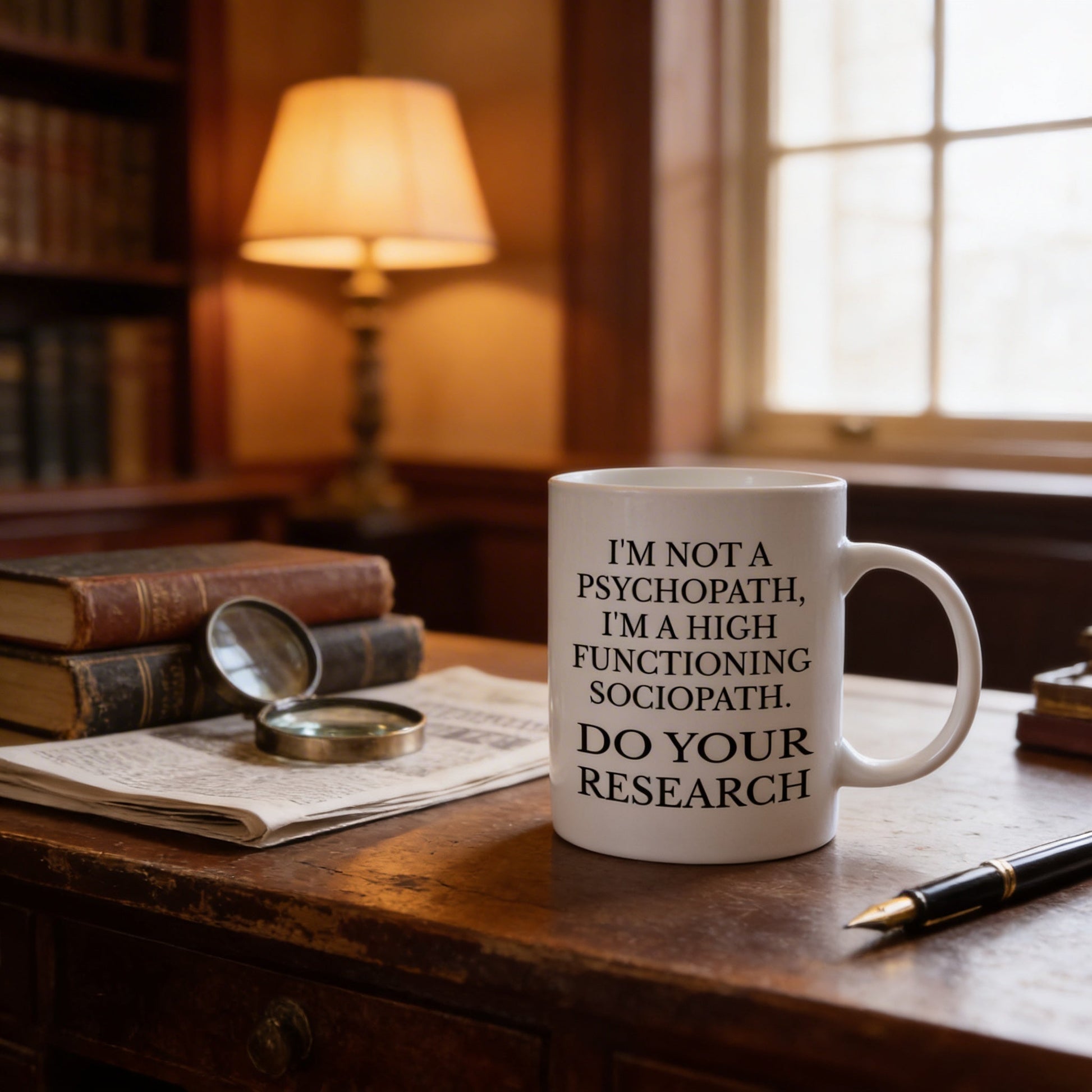 Sherlock Holmes Coffee Mug - Sherlock Holmes Gift - Coffee Mug for Sherlock Holmes Fan Joyful Moose