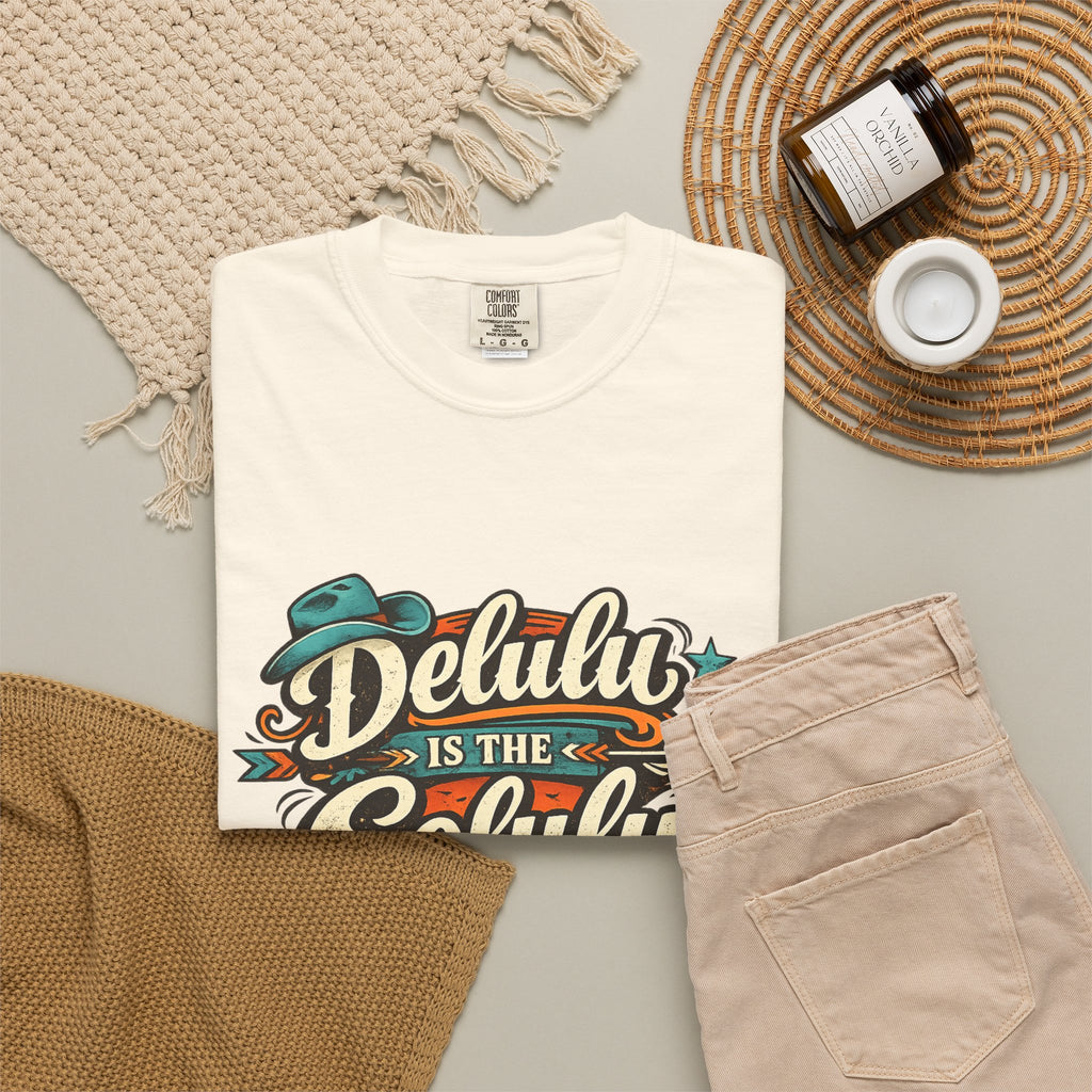 Delulu is the Solulu Retro Graphic Tee Printify