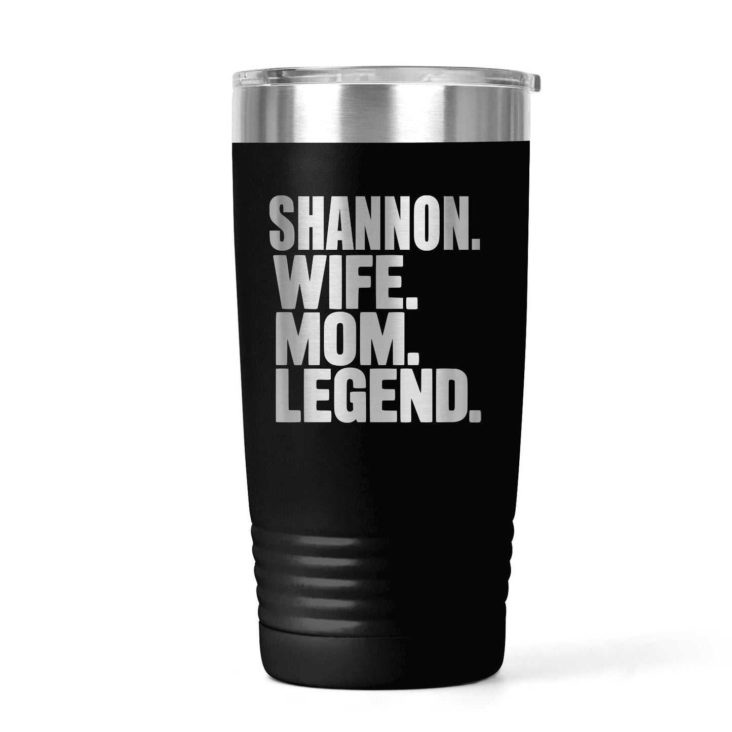 Personalized Stainless Steel Tumbler - 20 oz Double Wall Insulated Drinkware Joyful Moose