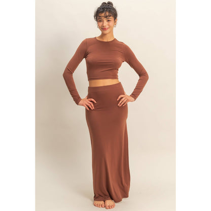 Rust Serenity Two Piece Set Wild Cactus Boutique