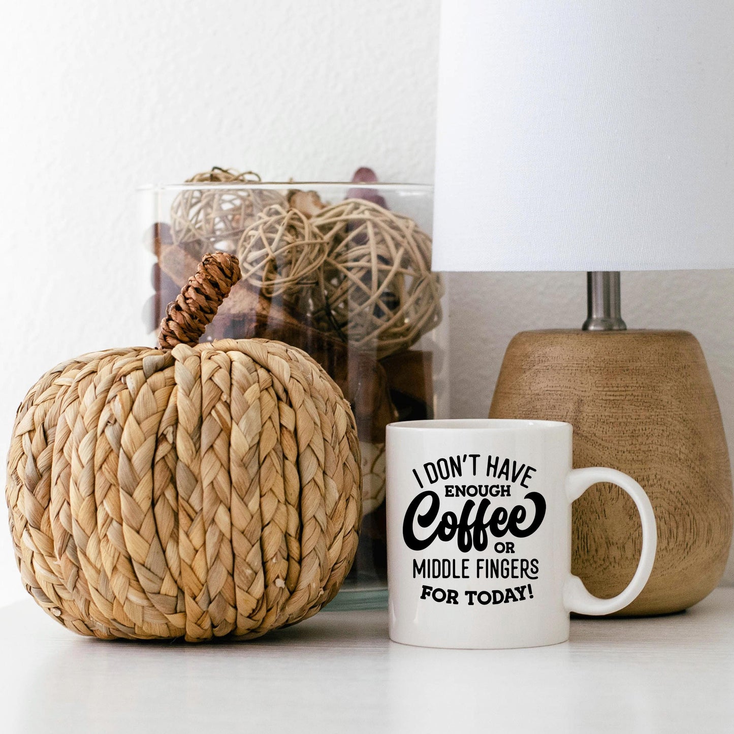 Funny Coffee Mug – Ceramic Mug with Bold Text & Sarcastic Quote for Office Joyful Moose