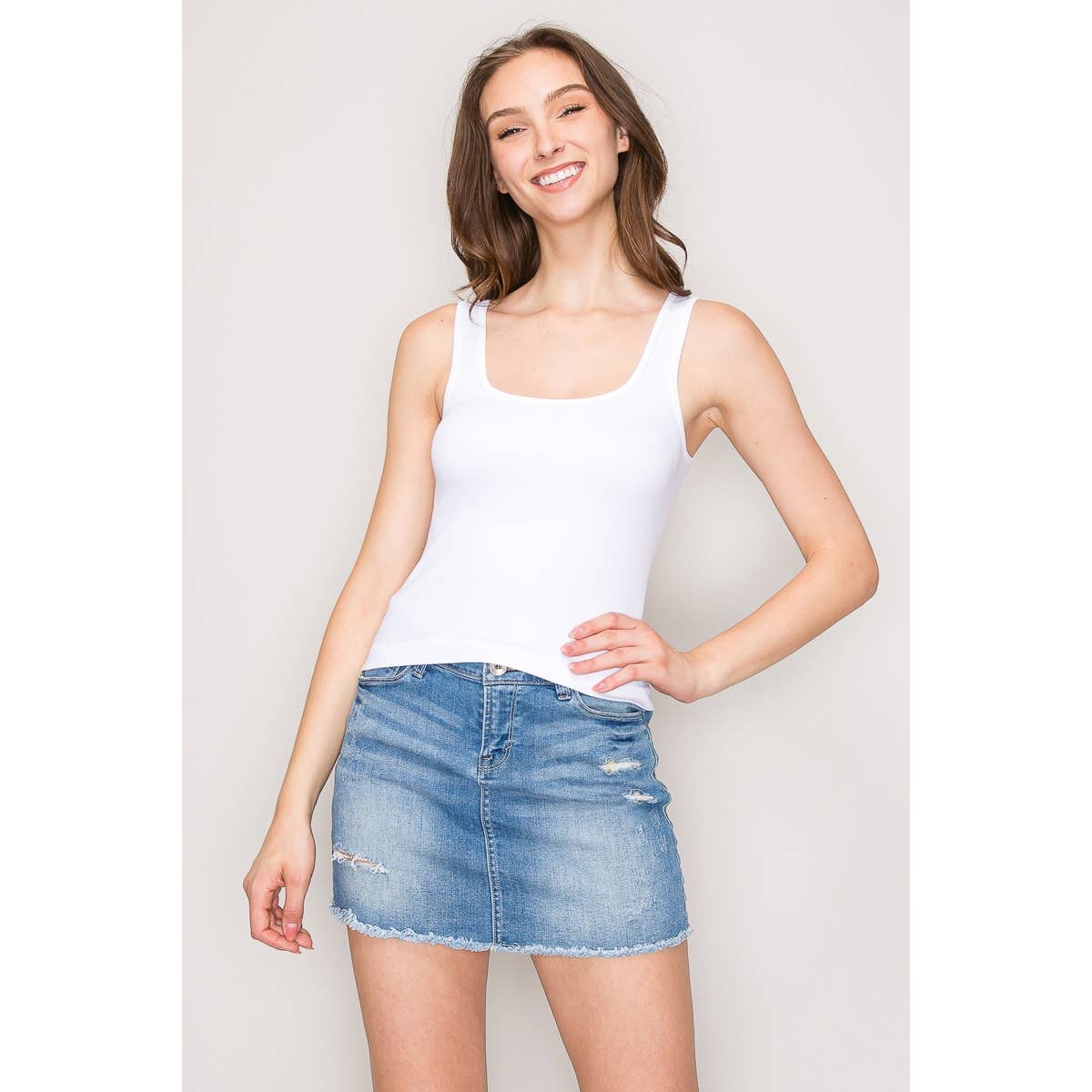 Bre's Everyday Rib Kint Tank Wild Cactus Boutique