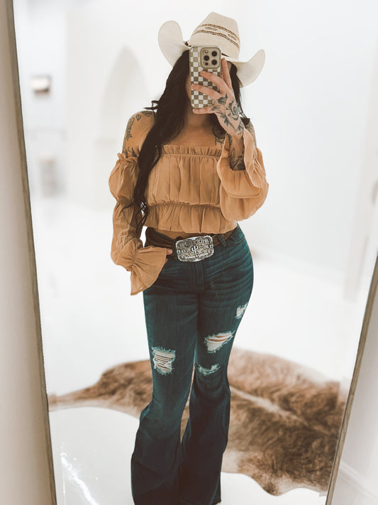 Caroline's Boho Top Wild Cactus Boutique