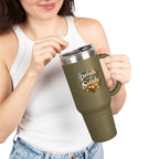 40oz Insulated Travel Mug – 'Delulu in the Solulu' Printify