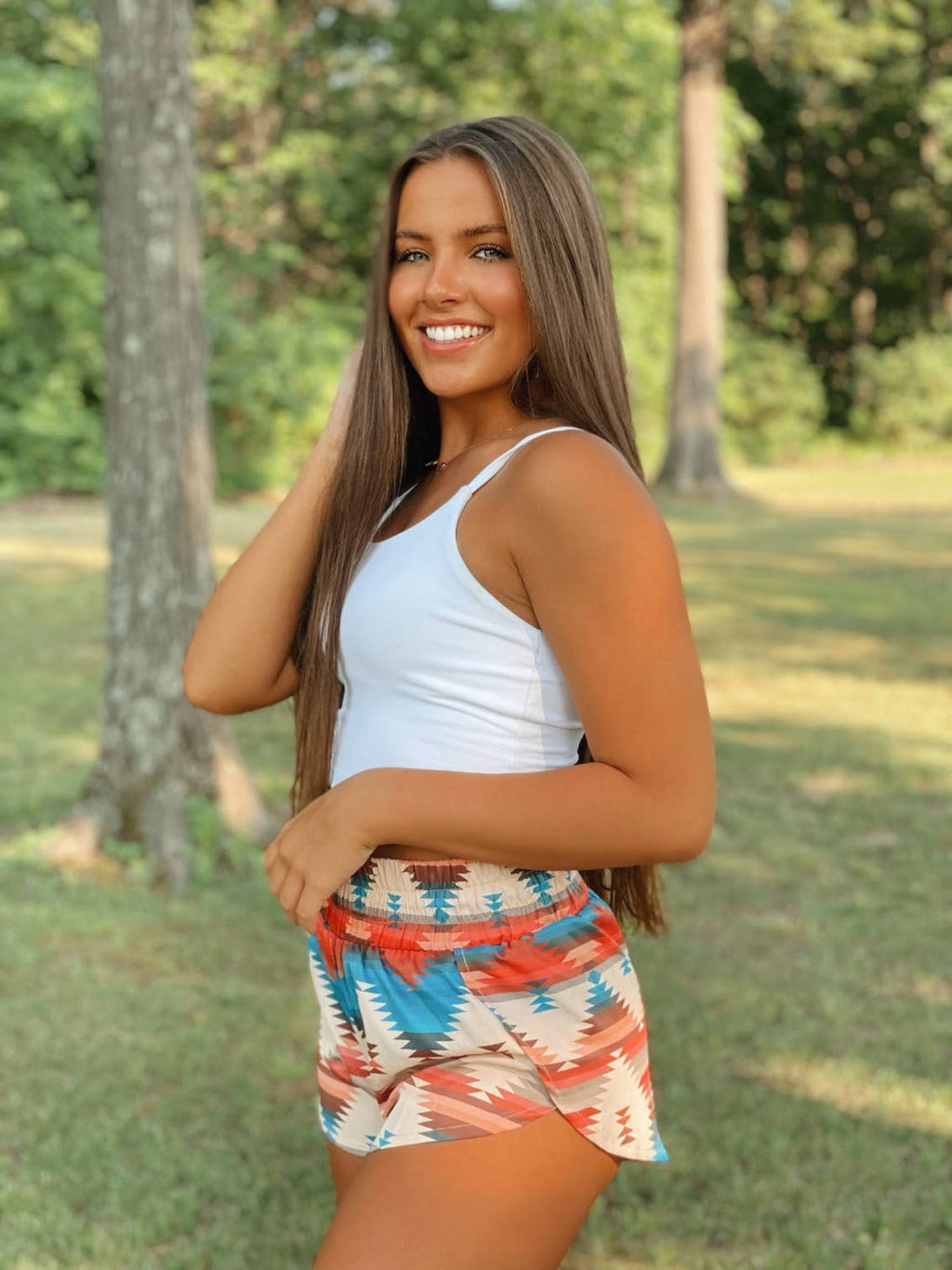 Aztec Shorts Wild Cactus Boutique