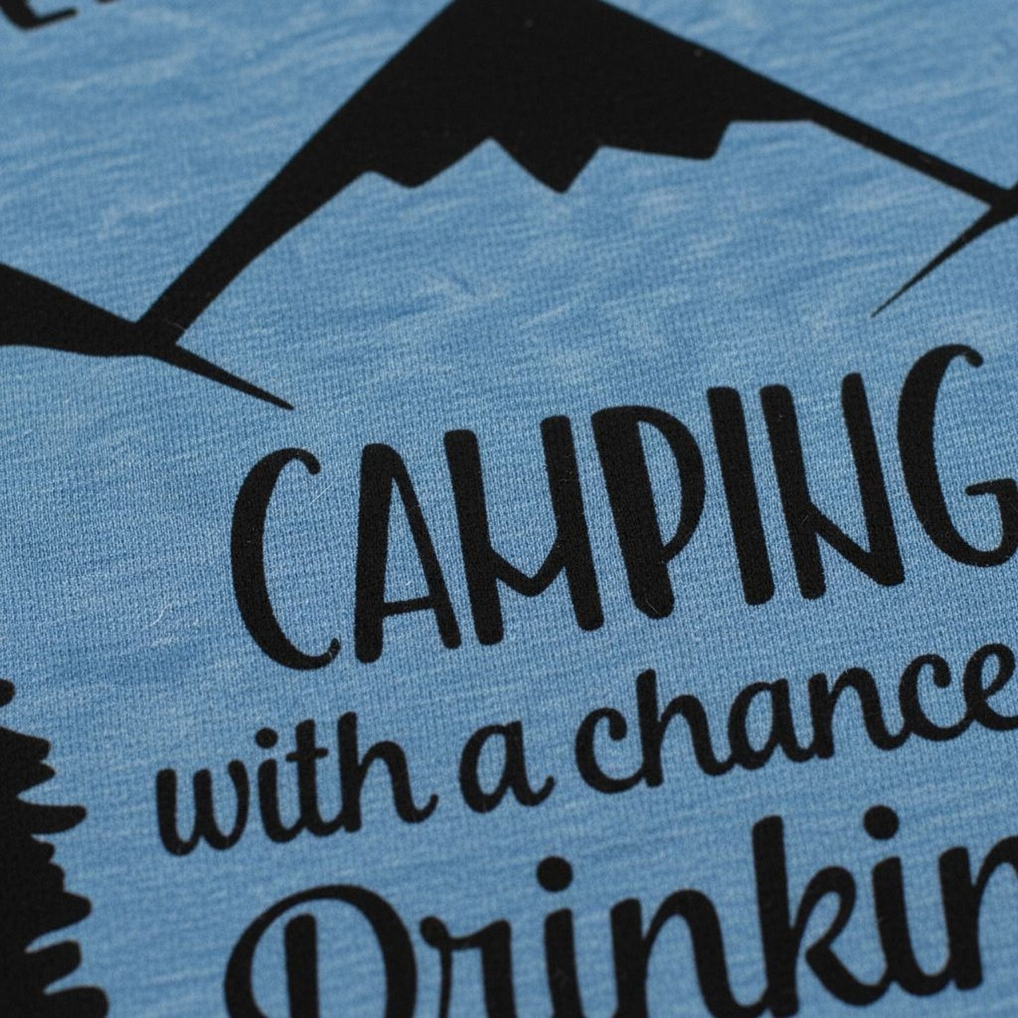 Camping Shirt Camp Beer Bottle Campfire T-shirt Weekend Forecast Camping with a Chance of Drinking Joyful Moose