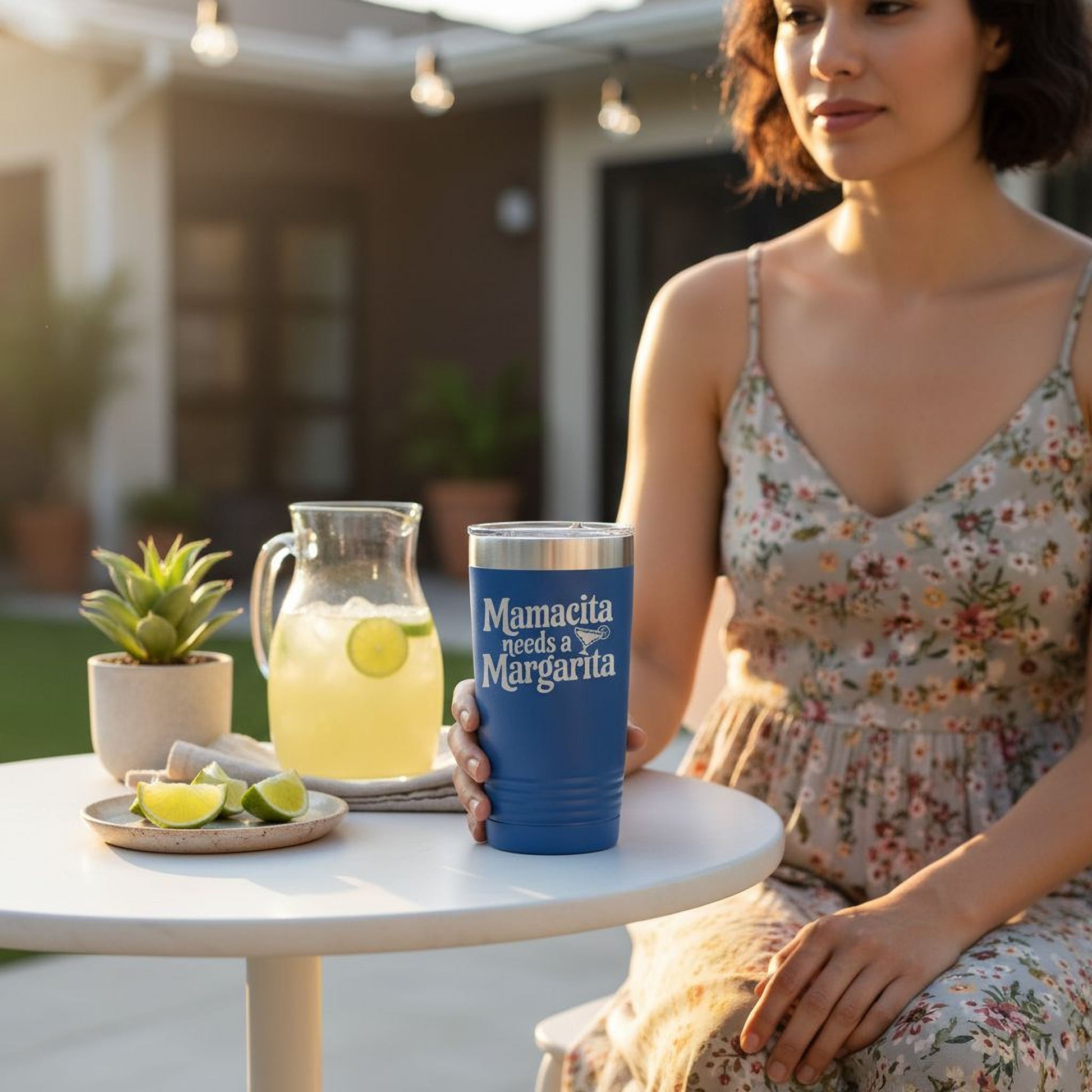 Stainless Steel Tumbler - Mamacita Needs a Margarita | Insulated Travel Mug Joyful Moose