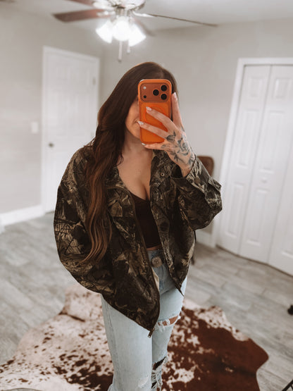 Camo Oversize Jacket Wild Cactus Boutique