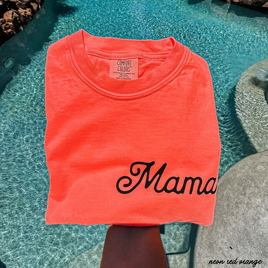 Mama Pocket Tee *12 Colors (S-3X) Chloe Vs Tank The Boutique