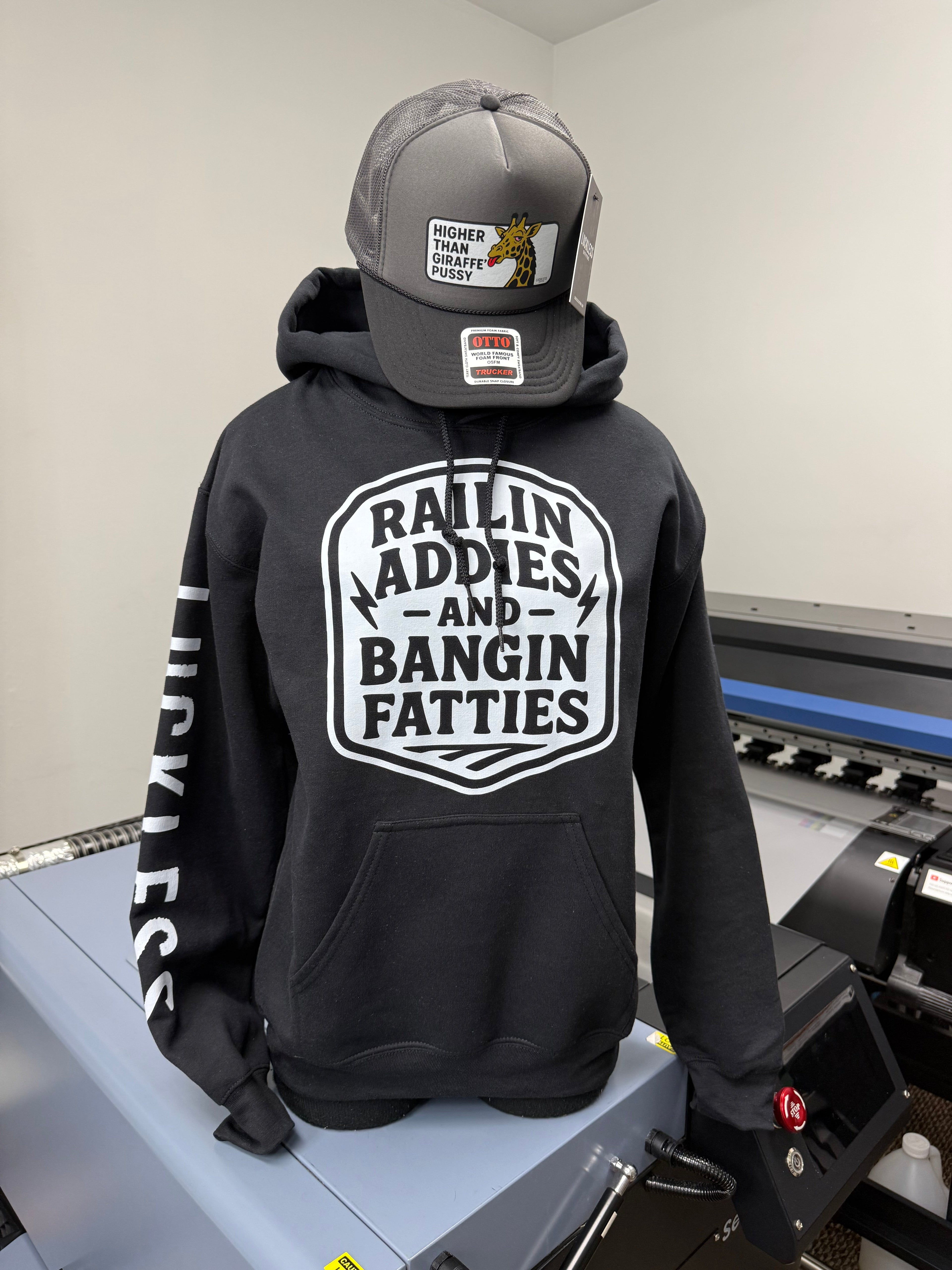 Addies and Fatties Original Hoodie Luckless Outfitters