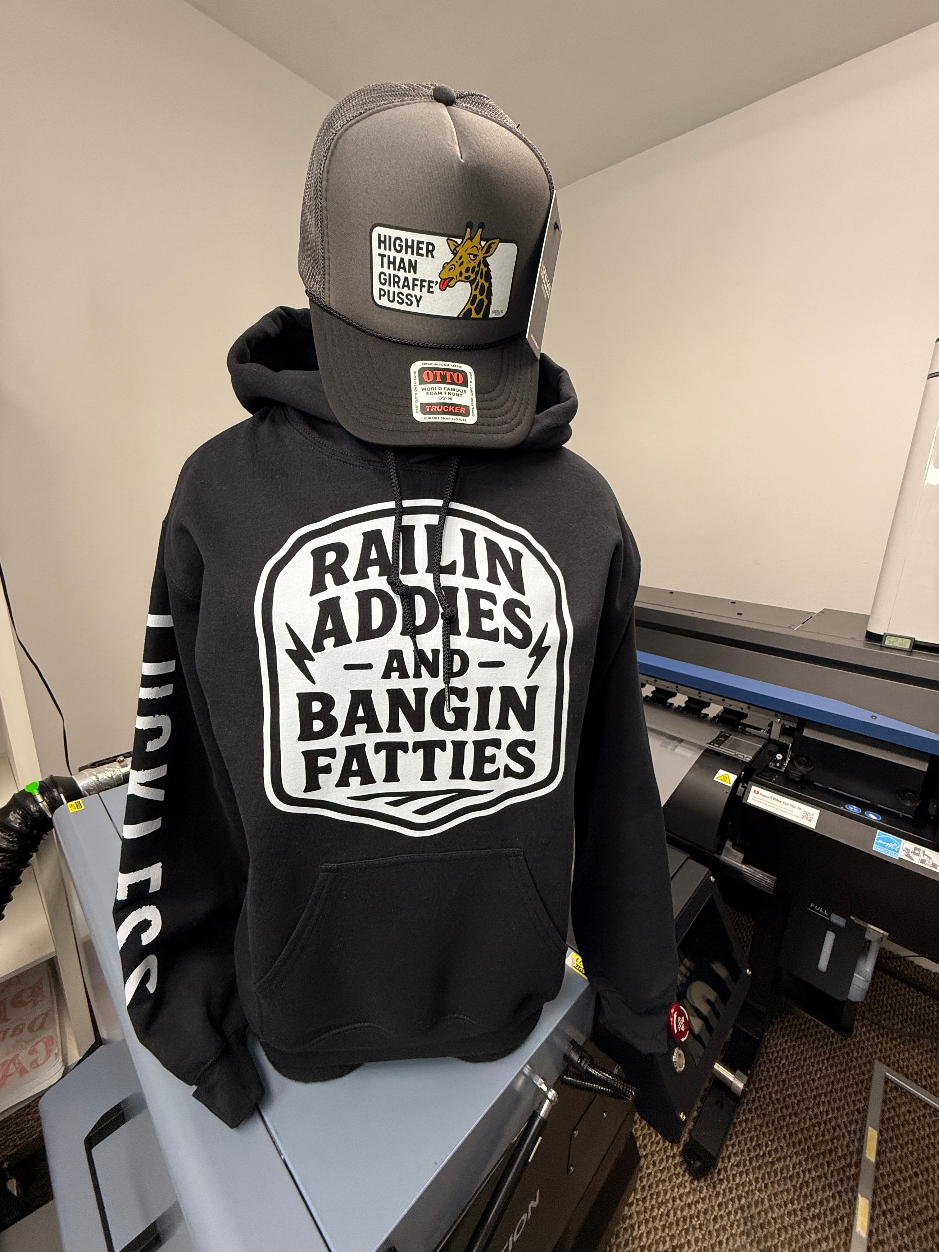 Addies and Fatties Original Hoodie Luckless Outfitters