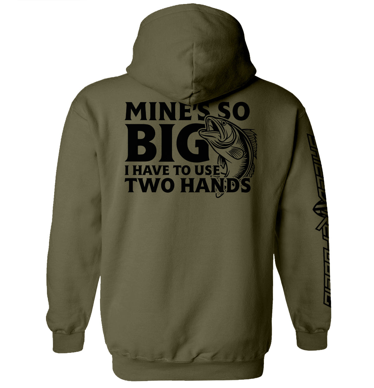 Mine's So Big I Have To Use Two Hands Shield Republic