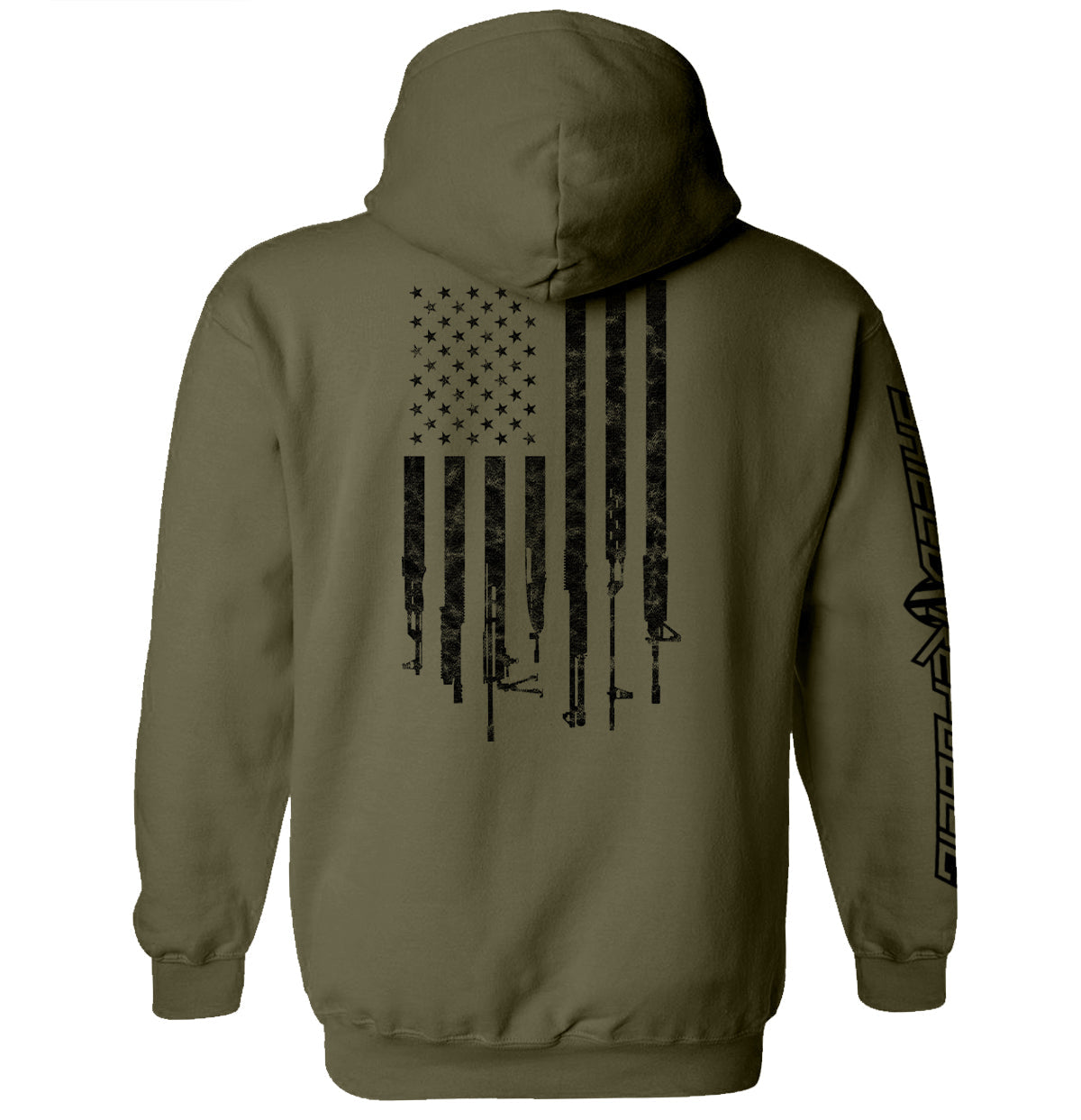 Firearm Flag Graphic Tee & Hoodie Shield Republic