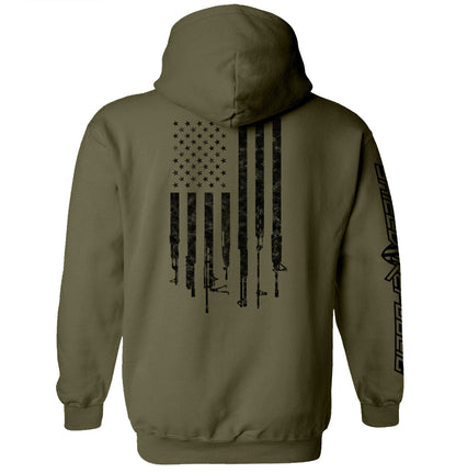 Firearm Flag Graphic Tee & Hoodie Shield Republic