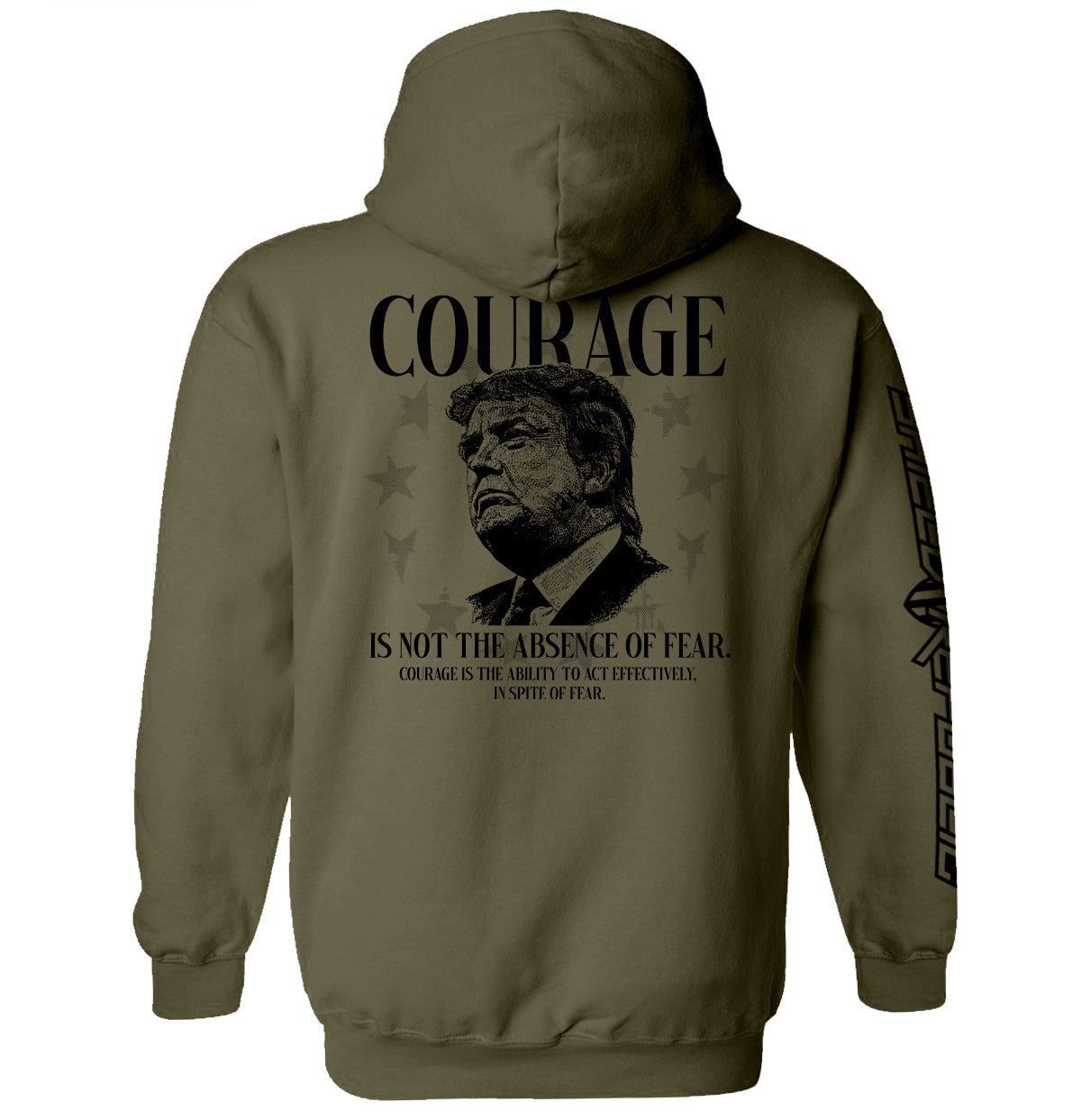 Courage Is Not The Absence of Fear Shield Republic