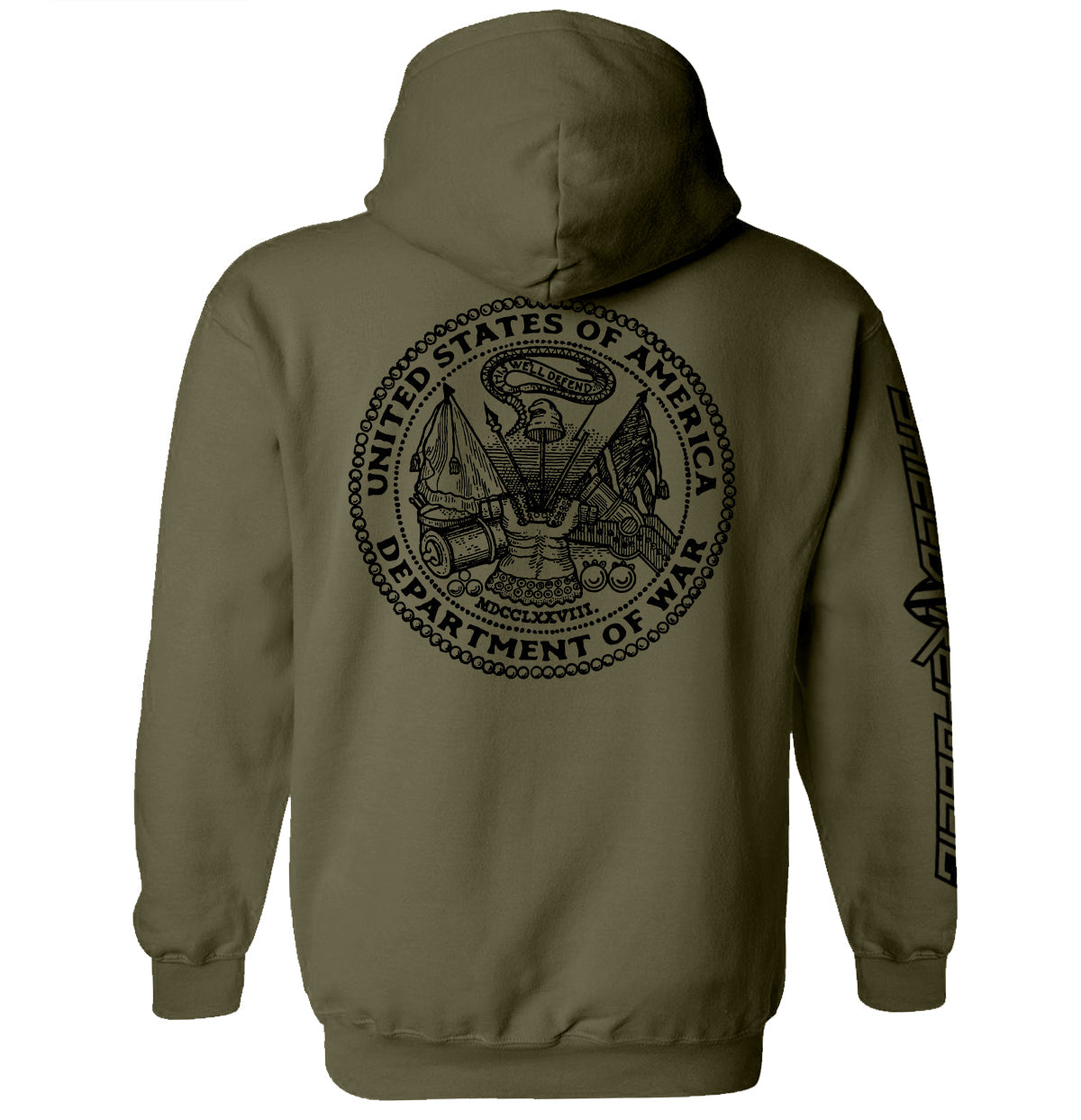 United States of America Department of War Shield Republic