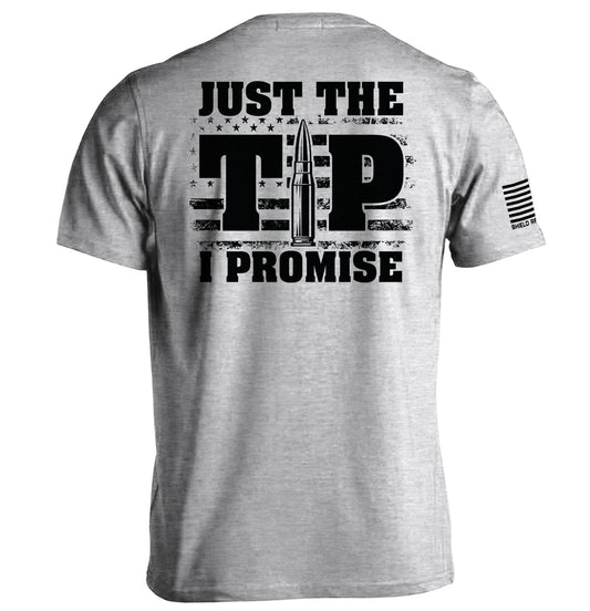 Just The Tip I Promise Flag Shield Republic