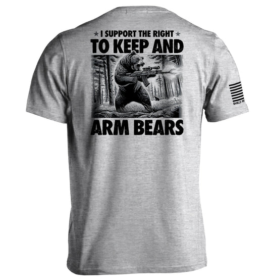 I Support the Right to Keep and Arm Bears Shield Republic