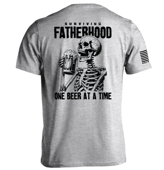 Surviving Fatherhood One Beer At A Time Shield Republic