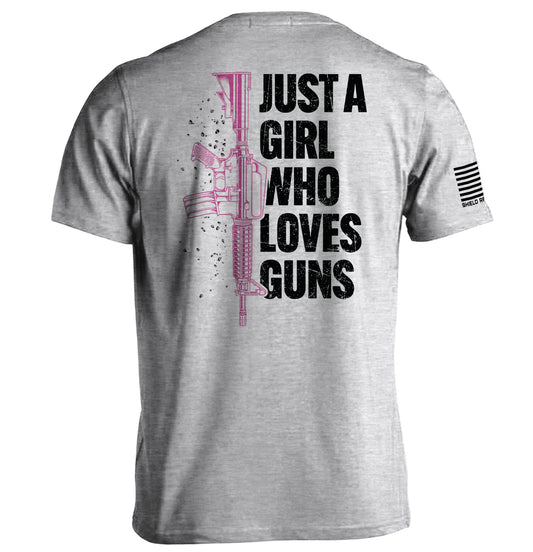 Just A Girl Who Loves Guns Shield Republic
