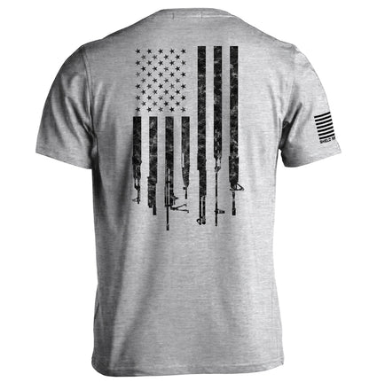 Firearm Flag Graphic Tee & Hoodie Shield Republic