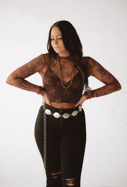 Lace Layer Top Wild Cactus Boutique