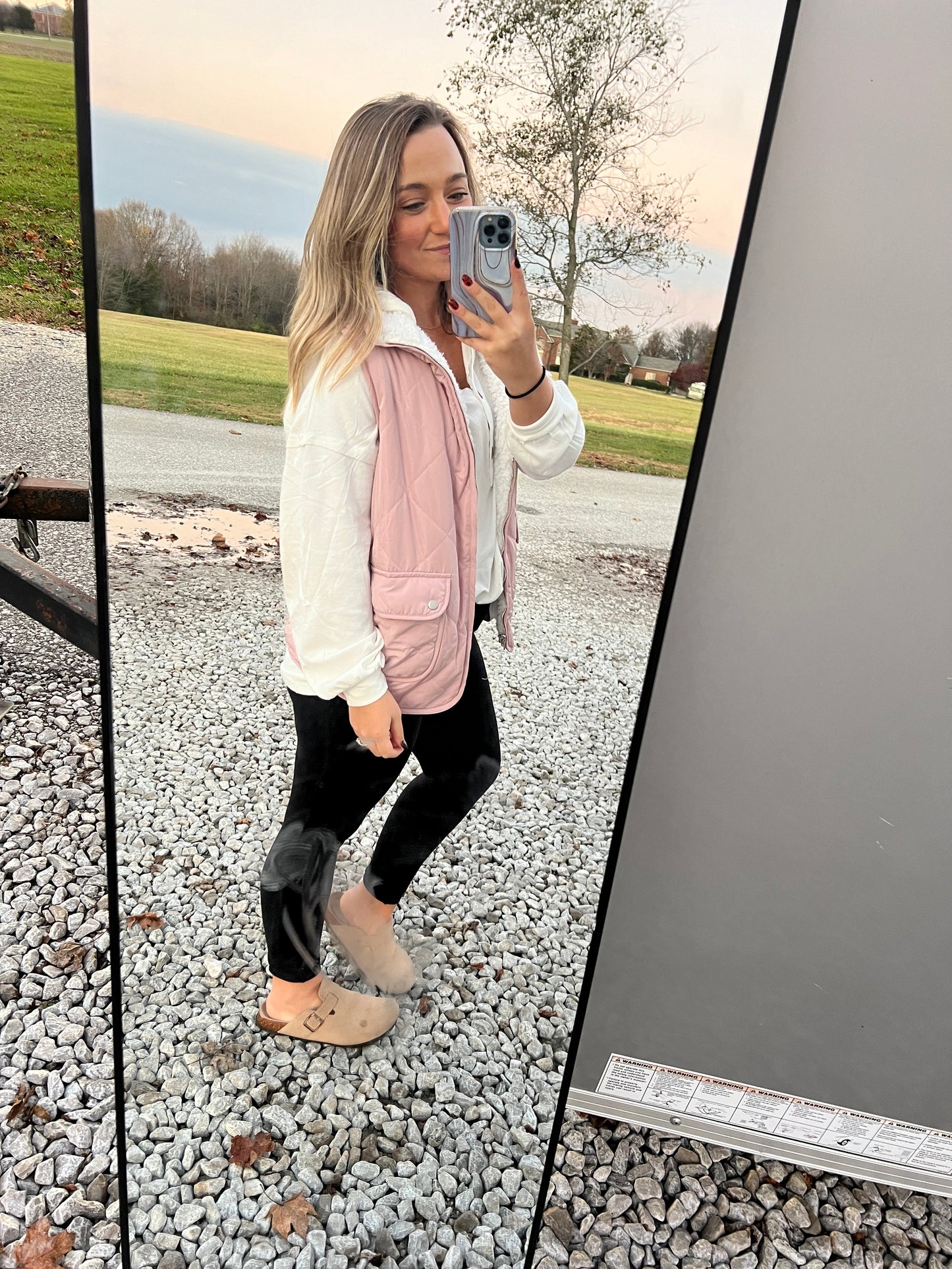 Fleece Lined Quilted Vest Thread & Co. Boutique, LLC