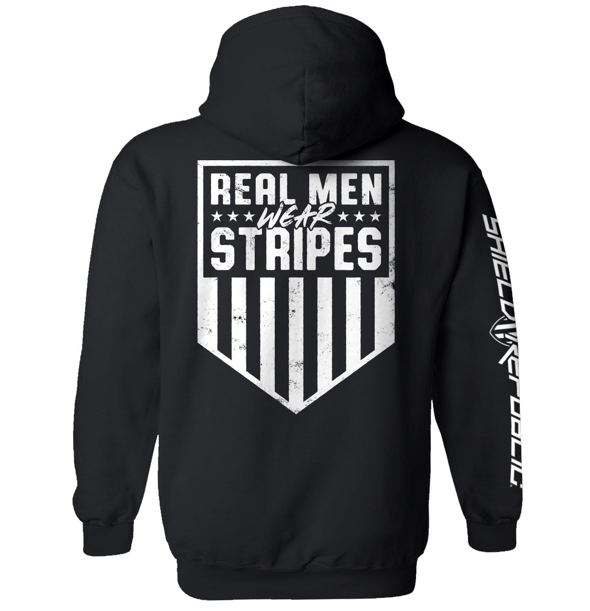 Real Men Wear Stripes Shield Republic
