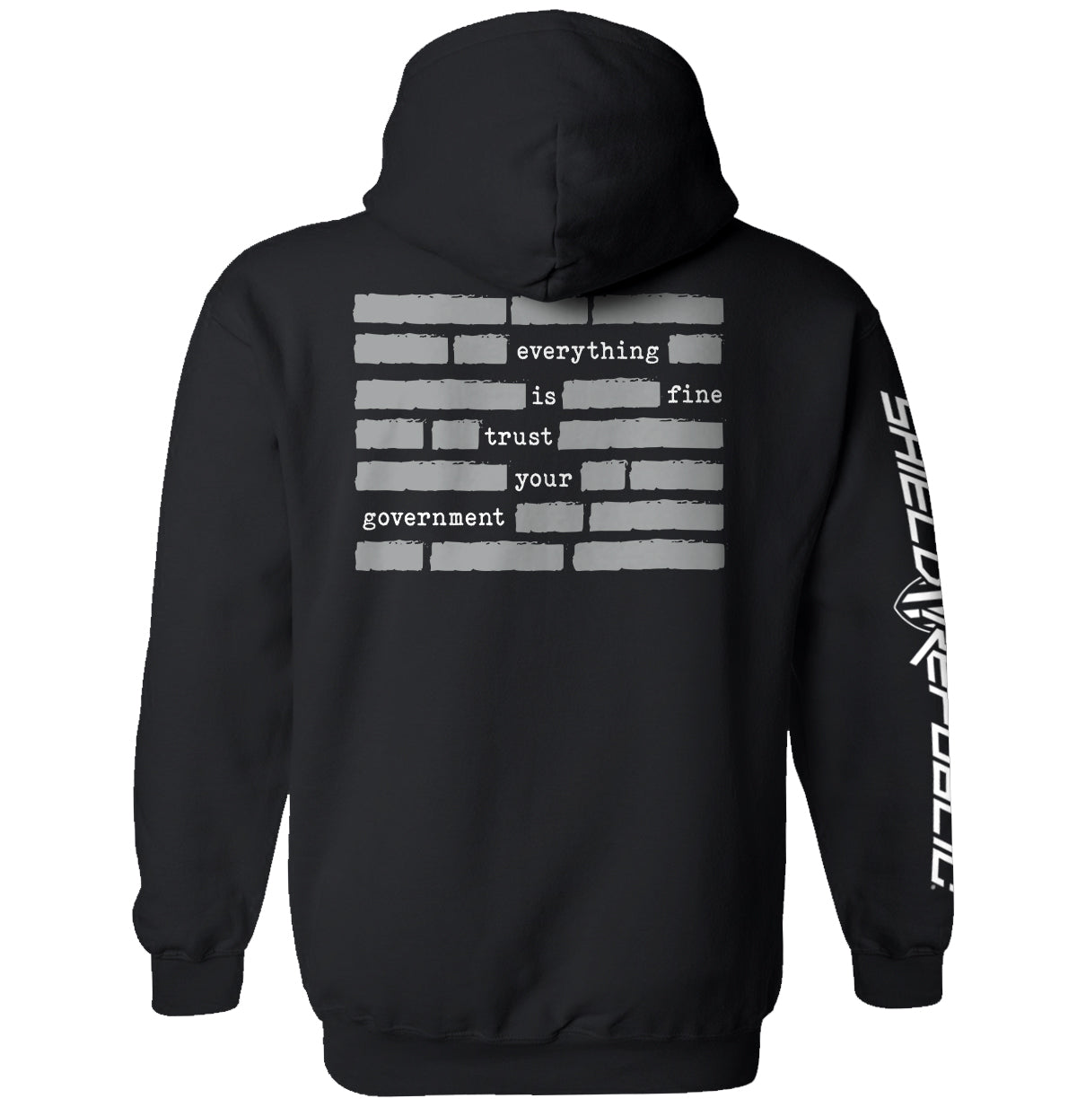 Trust The Government Redacted Shield Republic