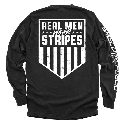 Real Men Wear Stripes Shield Republic