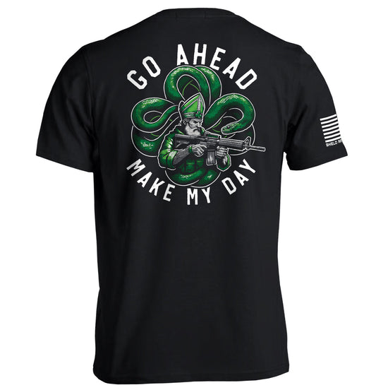 Go Ahead Make My Day (St Paddy's Day) Shield Republic