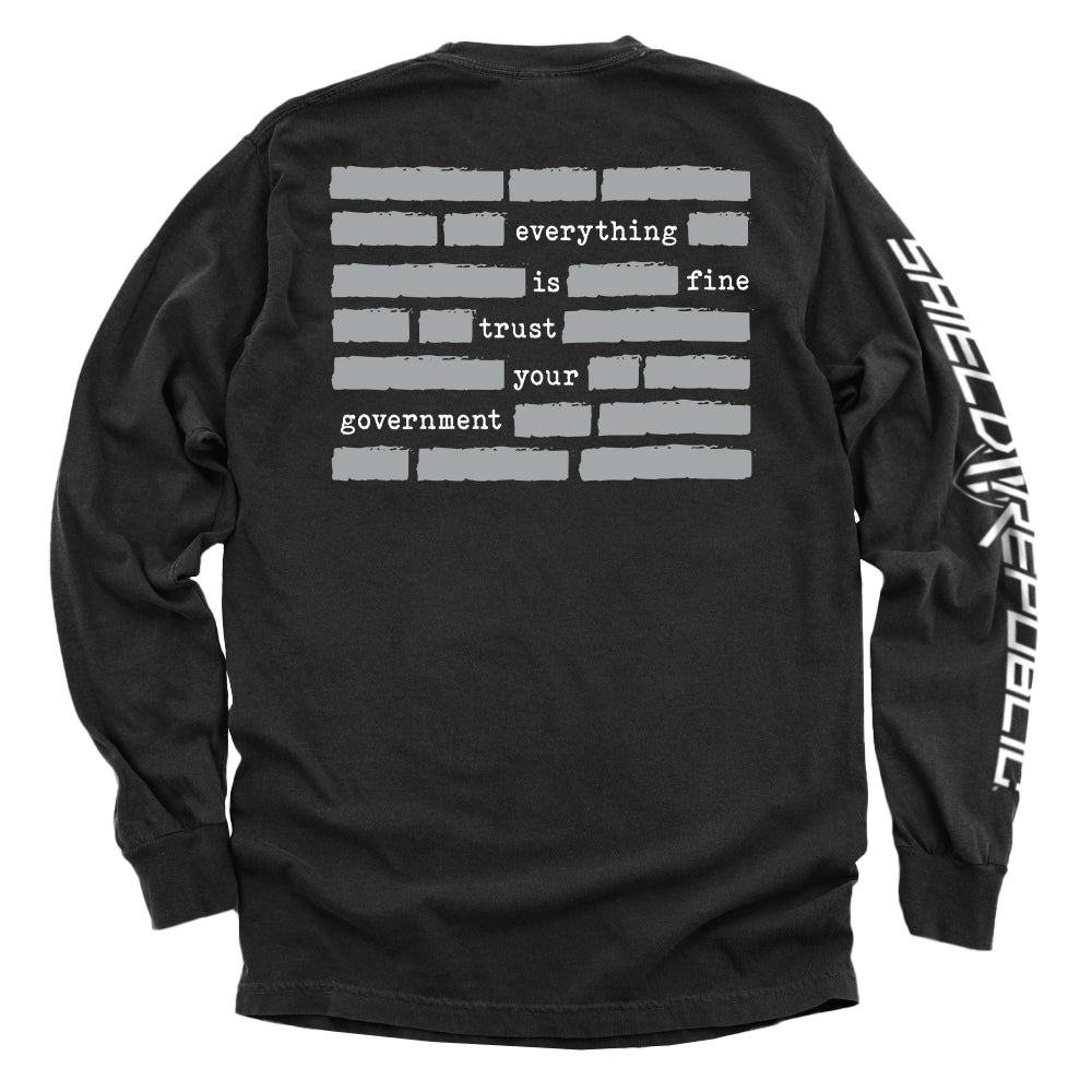Trust The Government Redacted Shield Republic