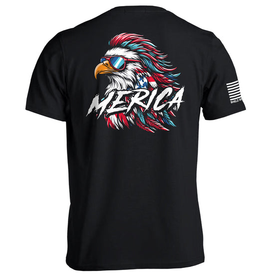 Merica Mullet Eagle Shield Republic